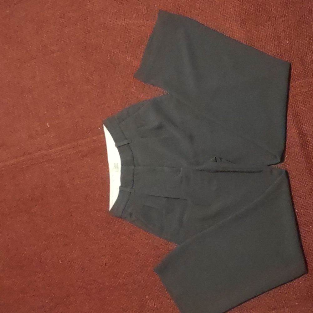 Aritzia Wilfred Effortless Pants Dark Gray Crepe Fabric